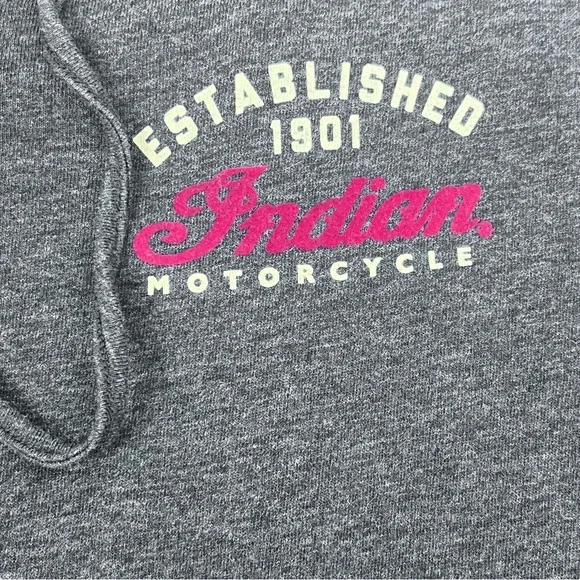 Indian Motorcycles Women's 100% Cotton Tie-Front Long Sleeve Top Size XL; Biker - Picture 7 of 13